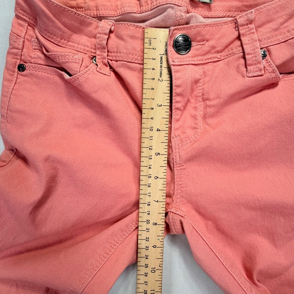 IRIS JEANS Women Coral Pink Skinny Fit Denim Jeans Size 05 - Picture 7 of 8